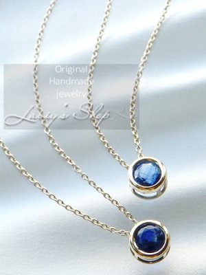 画像3: 宝石カイヤナイトのベゼルネックレス