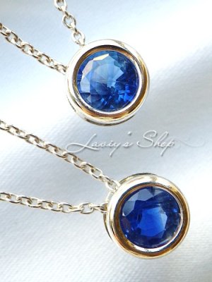 画像7: 宝石カイヤナイトのベゼルネックレス