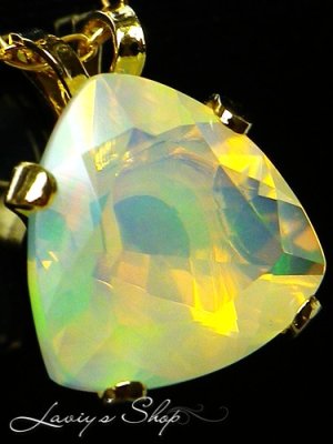 画像6: エチオピアンオパールの1粒ネックレス(TRI)