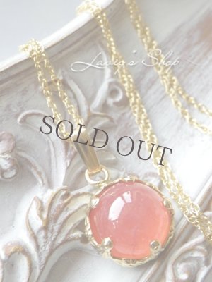 画像3: 高品質アルゼンチン産インカローズの装飾枠ネックレス