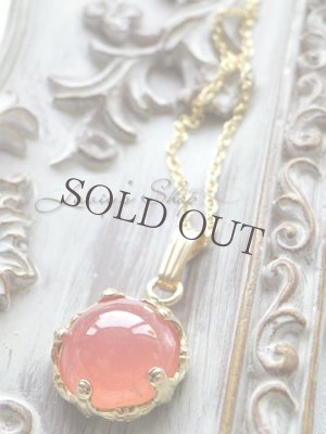 画像7: 高品質アルゼンチン産インカローズの装飾枠ネックレス