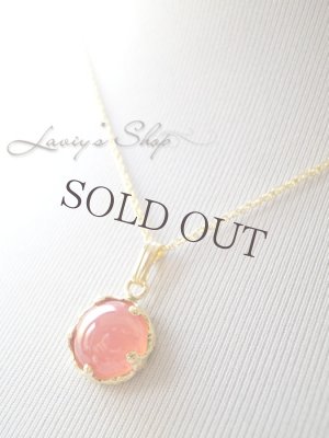 画像8: 高品質アルゼンチン産インカローズの装飾枠ネックレス