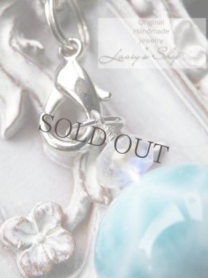 画像8: 大珠高品質ラリマールとブルームーンの根付け小物