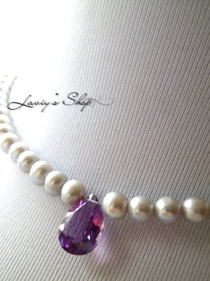 画像8: アメジストとパールのチョーカーネックレス