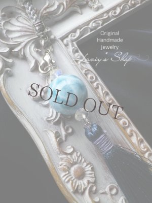 画像6: 大珠高品質ラリマールとブルームーンの根付け小物