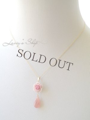 画像8: ペルー産インカローズと薔薇のネックレス