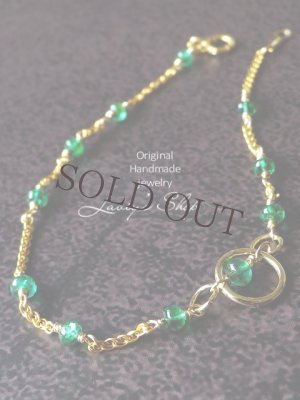 画像3: コロンビア産エメラルド宝石ビーズのデザインブレスレット