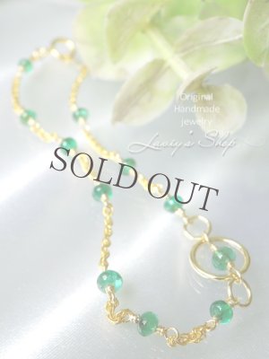 画像5: コロンビア産エメラルド宝石ビーズのデザインブレスレット