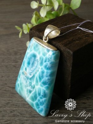 画像4: 新入荷！逸品特大高品質ラリマールのペンダントトップ(50g)