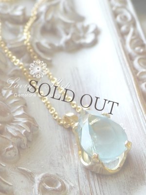 画像7: シルキーアクアマリンの1粒ネックレス(PR)