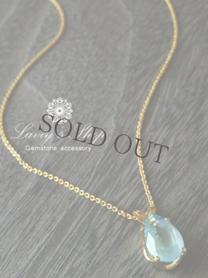 画像3: シルキーアクアマリンの1粒ネックレス(PR)