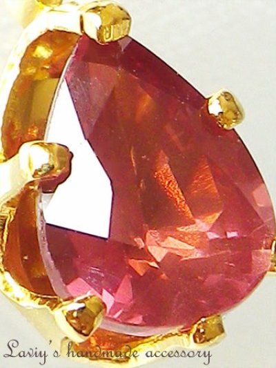 画像2: 宝石薔薇色スピネルの1粒ネックレス