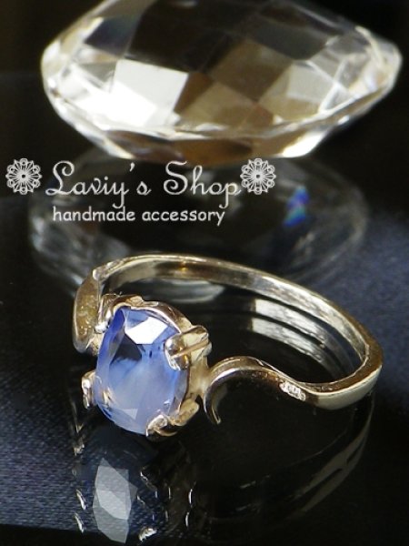 画像4: シルキーブルーサファイアのリング (4)