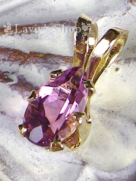 画像5: 非処理！K14/宝石ピンクインペリアルトパーズのペンダントトップ (5)