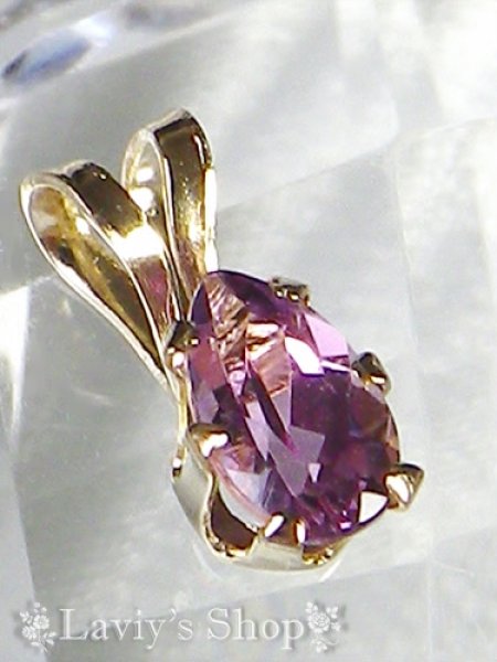 画像4: 非処理！K14/宝石ピンクインペリアルトパーズのペンダントトップ (4)