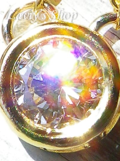 画像3: VSの輝き！ブリリアントダイヤモンドのベゼルセッティングネックレス