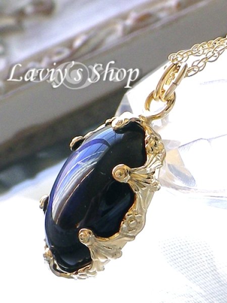 画像2: スペクトロライトの装飾枠ネックレス (2)