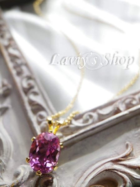 画像5: 美色！宝石クンツァイトの1粒ネックレス (5)