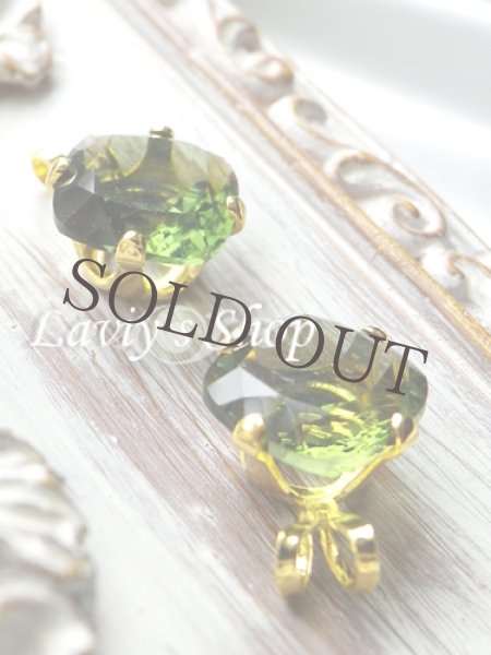 画像4: 宝石モルダバイトのペンダントトップ(大き目スクエア) (4)