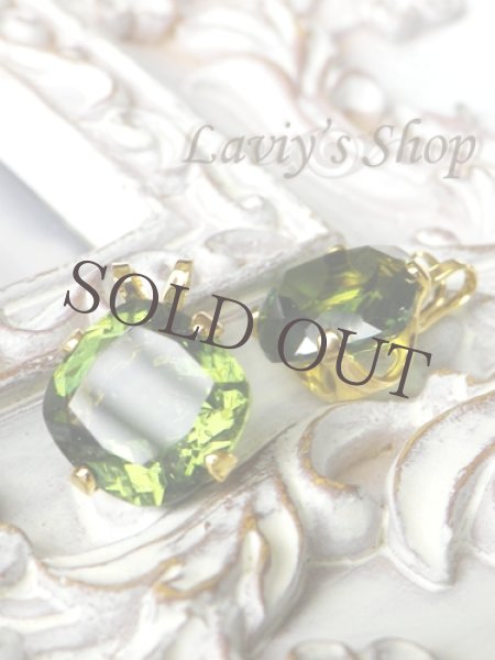 画像5: 宝石モルダバイトのペンダントトップ(大き目スクエア) (5)