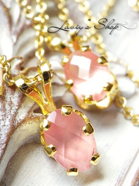 画像6: レアカット！北海道産インカローズのプチネックレス (6)