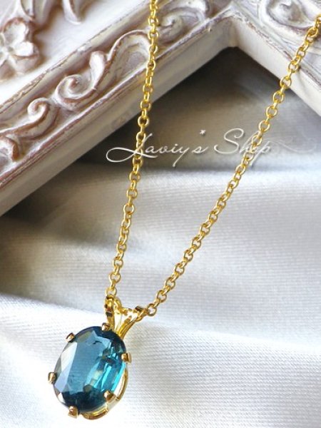 画像6: インド産ブルーグリーンカイヤナイトの1粒ネックレス (6)