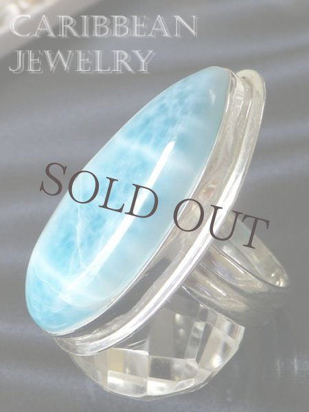 画像5: 高品質大粒雫ラリマールのンリング (5)