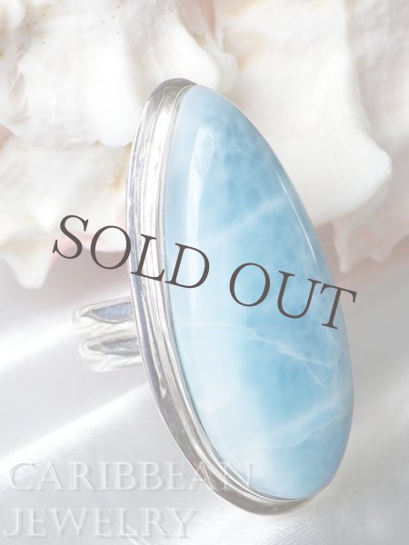 画像6: 高品質大粒雫ラリマールのンリング (6)