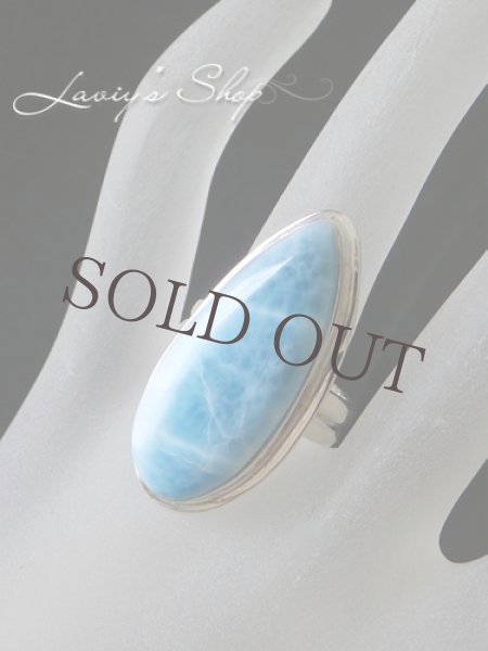 画像9: 高品質大粒雫ラリマールのンリング (9)