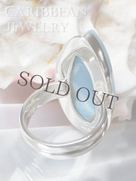 画像8: 高品質大粒雫ラリマールのンリング (8)