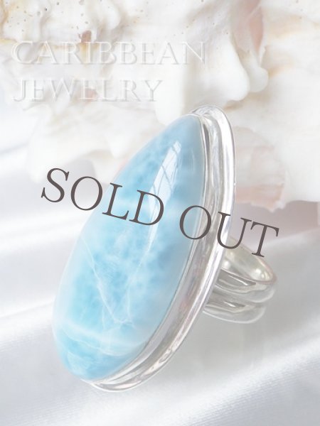 画像2: 高品質大粒雫ラリマールのンリング (2)