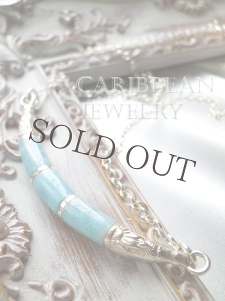 画像5: カジュアルラリマールの装飾デザインネックレス (5)