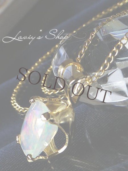 画像3: 美麗エチオピア産オパールの1粒ネックレス (3)