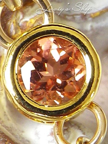 画像8: サンセットオレンジサファイアとオレゴンサンストーンのネックレス (8)