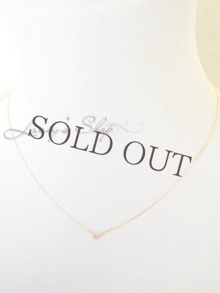 画像10: K18/SI-2グレードピンクダイヤモンドハートの1粒ネックレス (10)