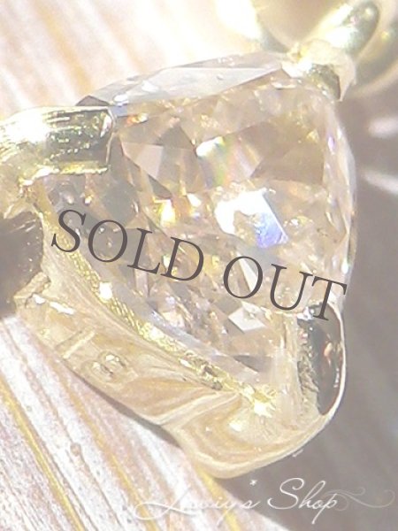 画像5: K18/SI-2グレードピンクダイヤモンドハートの1粒ネックレス (5)