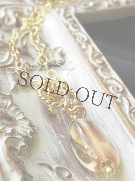 画像7: 大粒オレゴンサンストーンのスタイリッシュデザインネックレス (7)