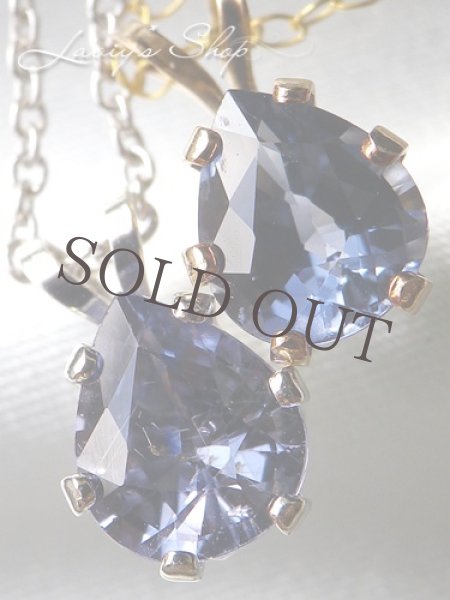 画像5: 宝石ブルースピネルの1粒ネックレス (5)