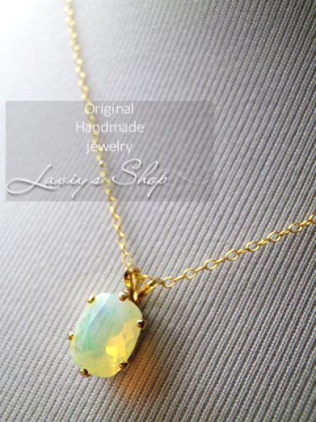 画像9: エチオピアンオパールの1粒ネックレス(REC) (9)